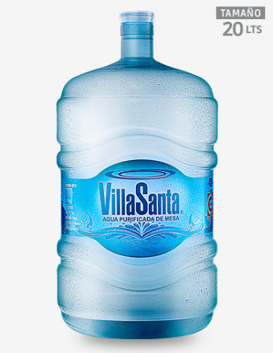 botellon de agua villa santa 20l