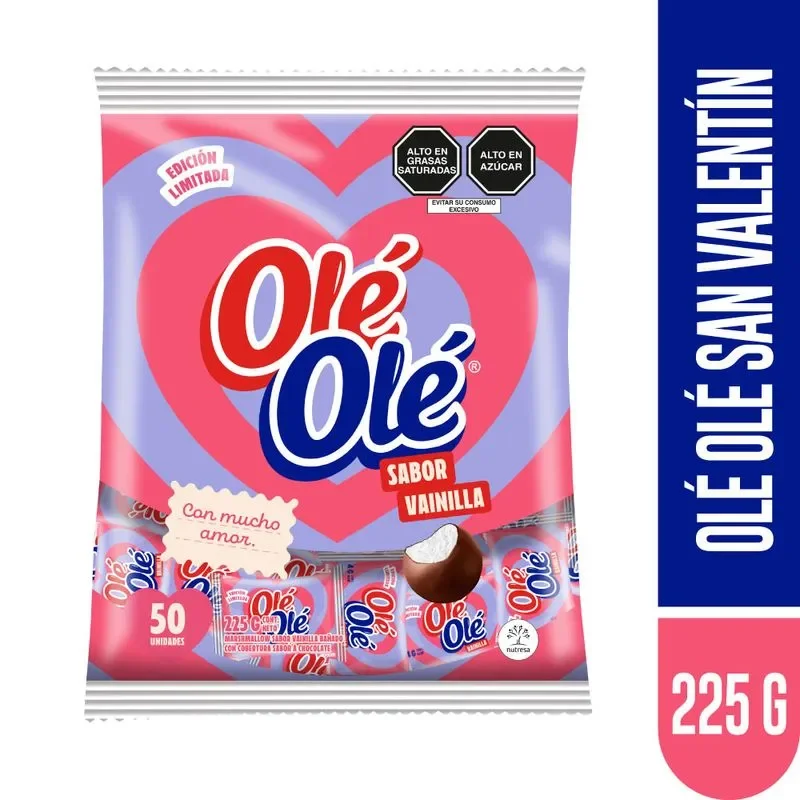 ole ole sabor vainilla 50un