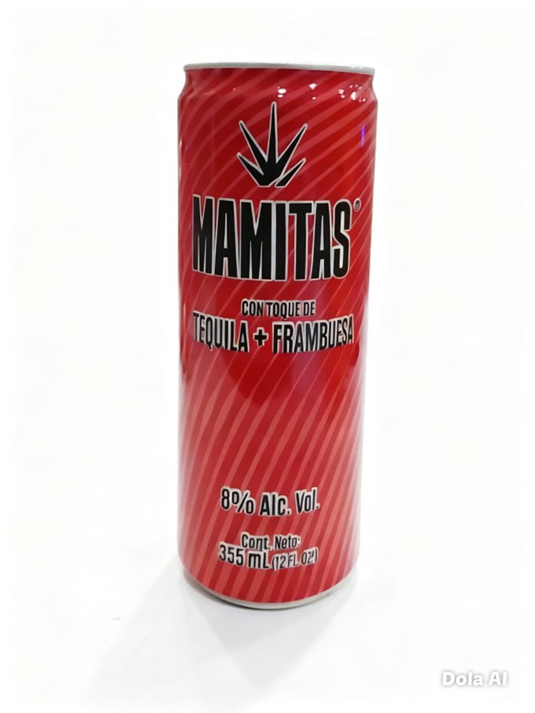 mamitas tequila y frambuesa 8% 355ml