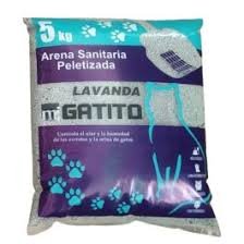 arena para gato 5kg lavanda