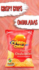 papas onduladas  crispy chips 150g