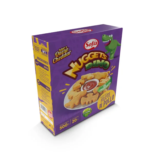 nugets dino 20uni caja
