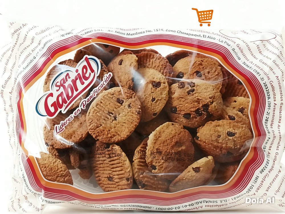 galletas en bandeja chispas de chocolate 400g