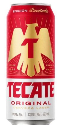 Tecate roja laton 473 ml
