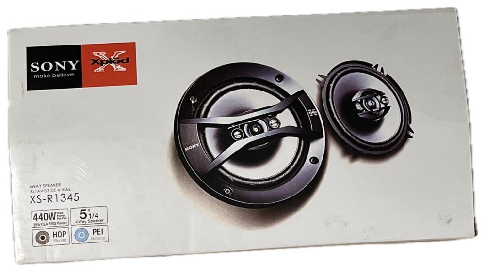 993BOCINAS SONY XS-R1345 DE 5-1/4" 4 VÍAS 220 VATIOS