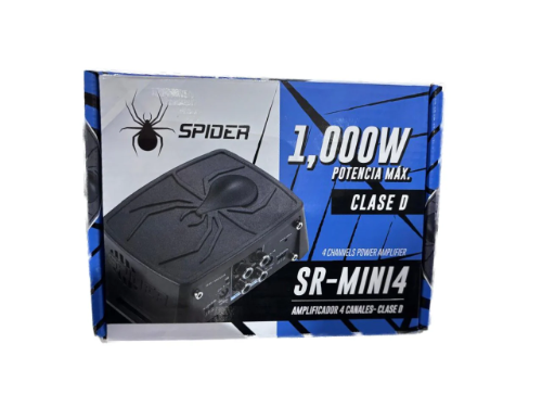 968AMPLIFICADOR SR-MINI4 4 CANALES CLASE D SPIDER