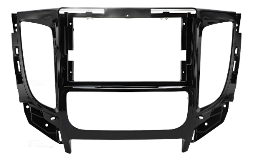 955FRENTE PANEL DE FASCIA CON MARCO DE RADIO 2 DIN, ESTÉREO DOBLE DE 9” PARA TRITON 2015-2018