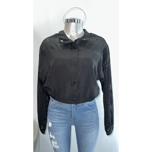 Crop negro Guess priya L muj