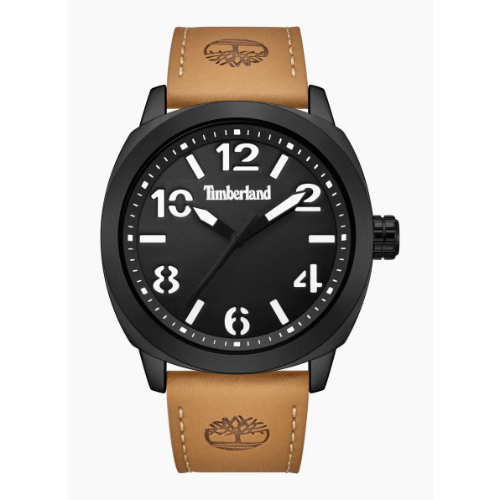 Timberland Classic Quartz Leather Strap Watch, 46mm