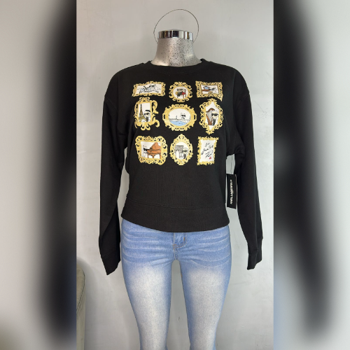 Sueter negro Karl l muj M
