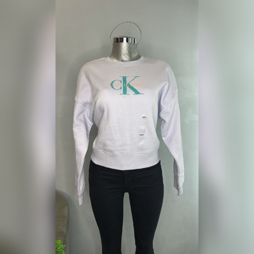 Monograma sudadera morada muj M CK