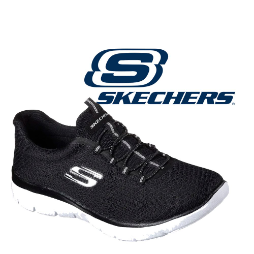Tenis negros Skechers mujer 6