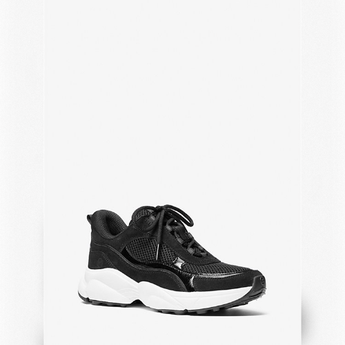 KATRINA SUEDE AND MESH TRAINER