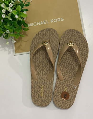 Sandalias MK dorado muj