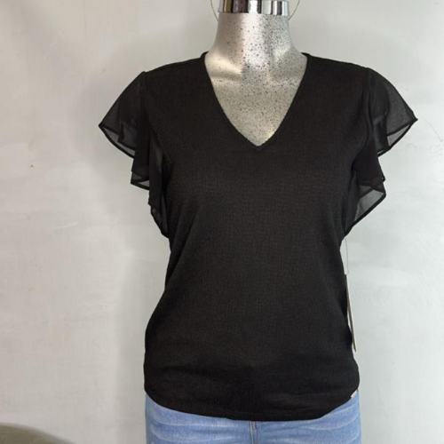 Playera  Muj Talla s col Negr marca CK