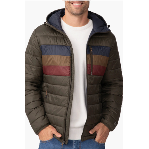 Free Country Colorblock Puffer Jacket