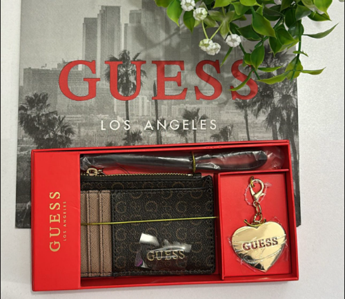 Guess café tarjetero set