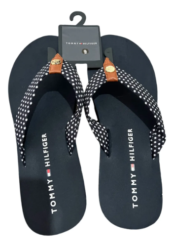 Sandalias Tommy negro muj