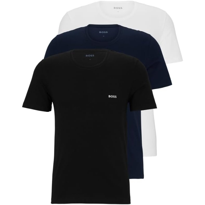 BOSS by Hugo Boss Men's 3-Pack Classic Logo-Print Cotton
