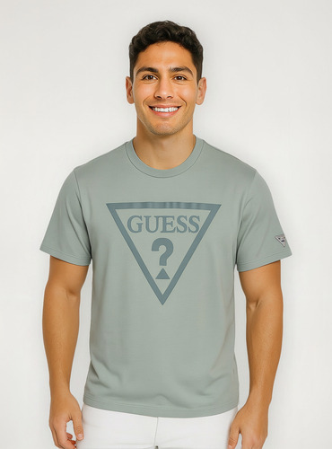 Playera pistache hom Guess M