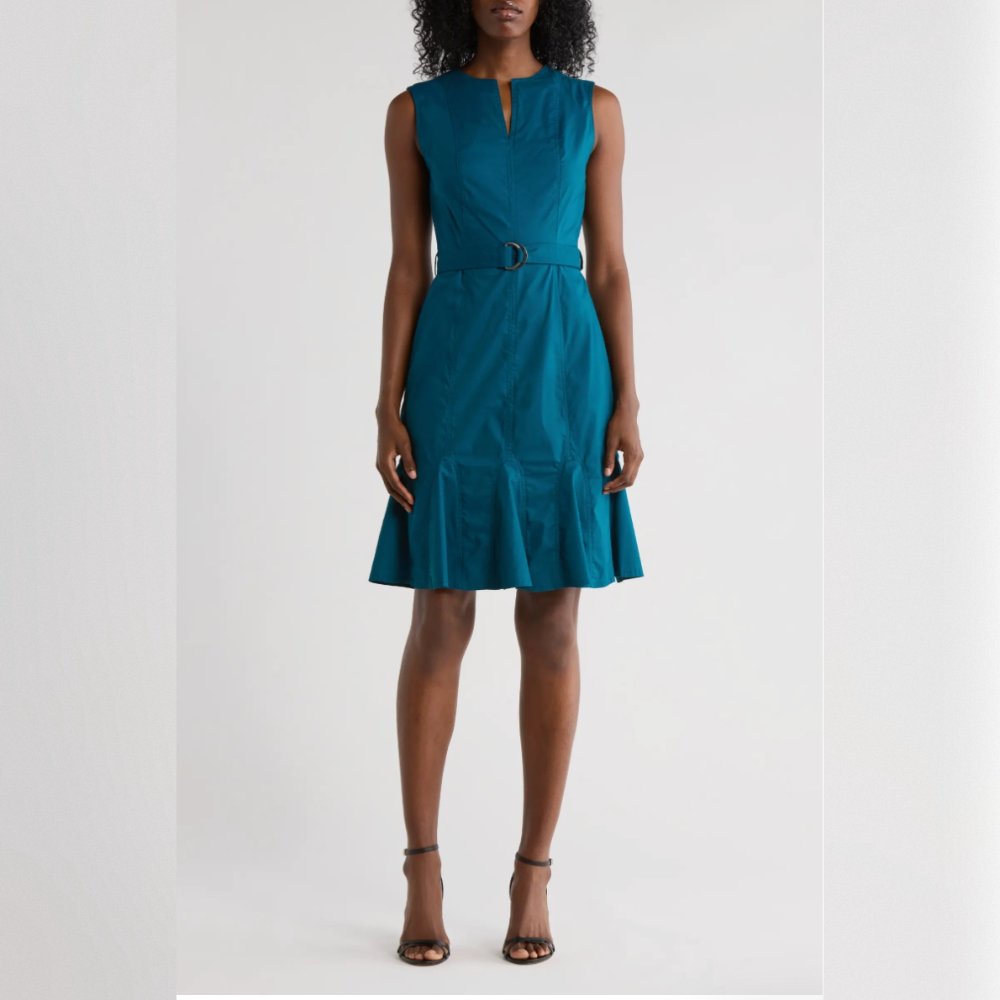 Calvin Klein Belted line dress