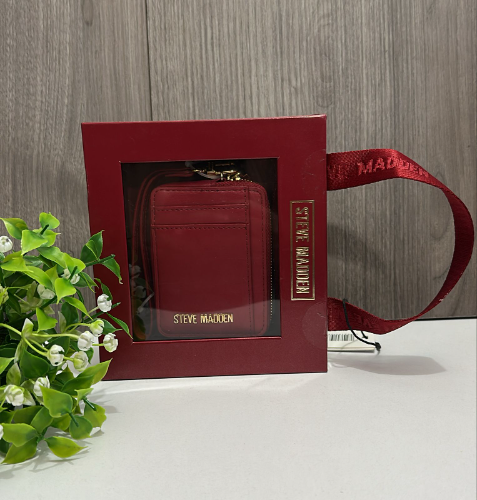 Tarjetero Steve madden rojo