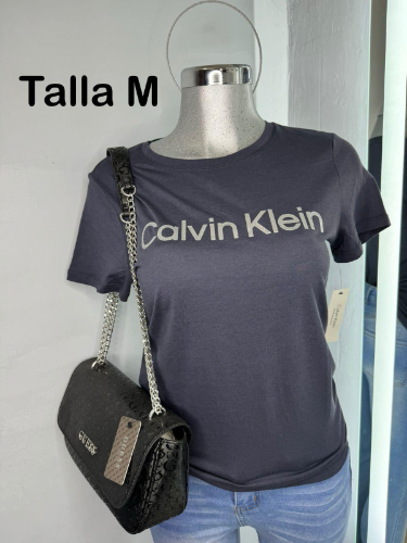 Playera azul ck perfoemance
