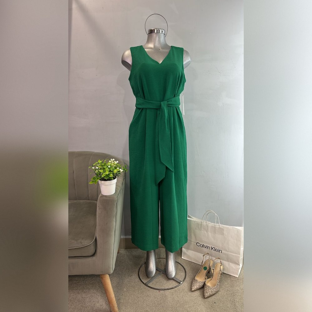 Jumsuit verde mujer 8
