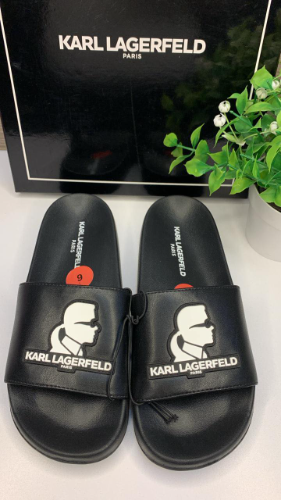 Sandalias Karl lagerfield negro blanco 6