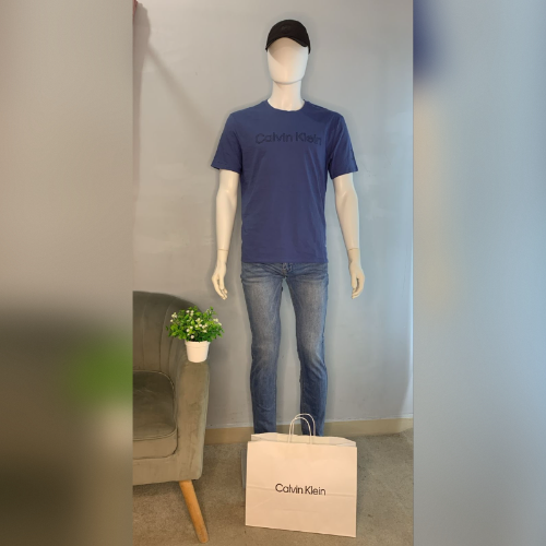 Playera azul CK hom talla M