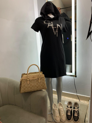 Vestido negro CK mujer