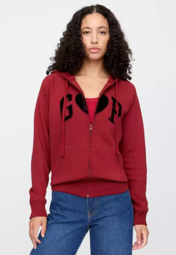 Gap logo zip hoodie Muj M