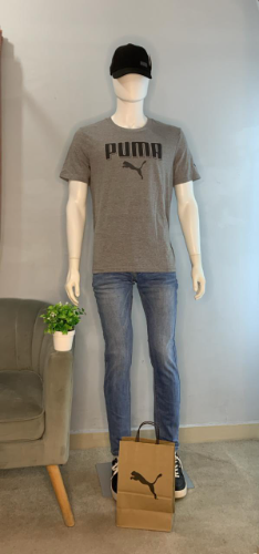 Playera gris Puma caballero