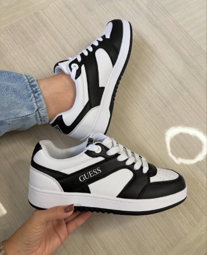 Tenis Guess blanco c/ negro
