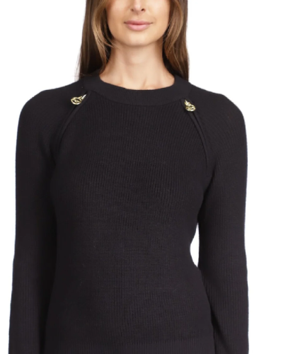 Suéter rayas negro MK M mujer 211727