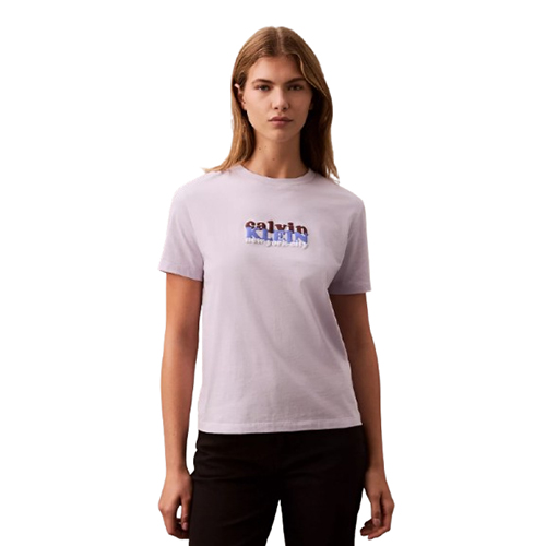 Playera morado CK mujer M