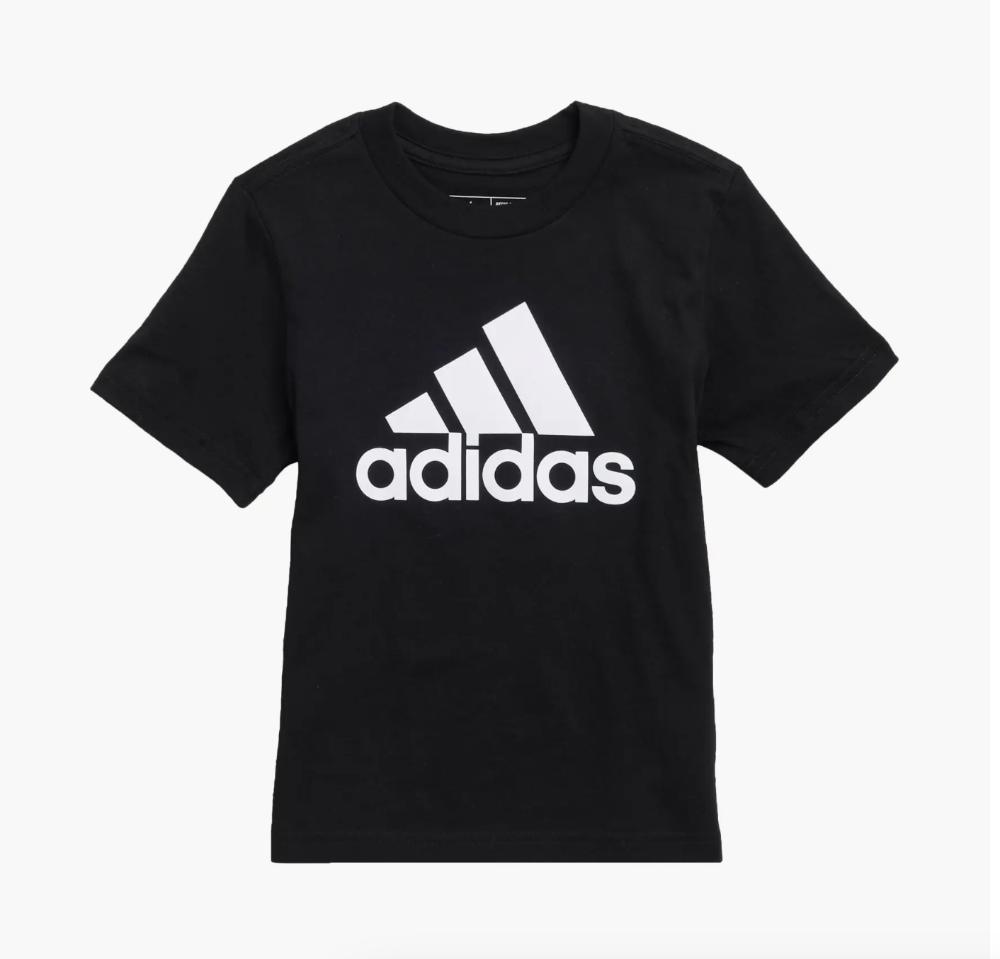 Playera Adidas niño negro