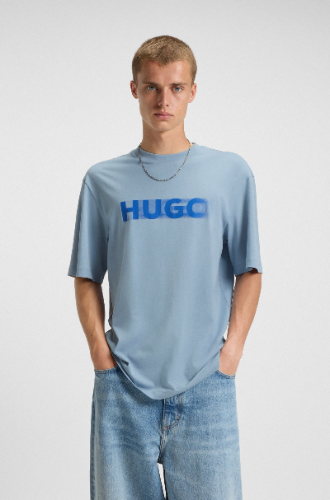 Playera azul hugo L