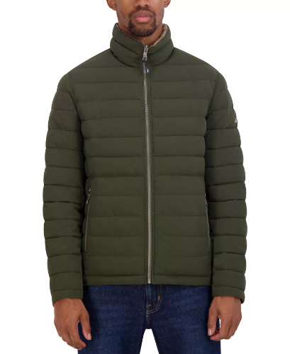 Nautica Water Resistant Reversible Puffer Jacket
