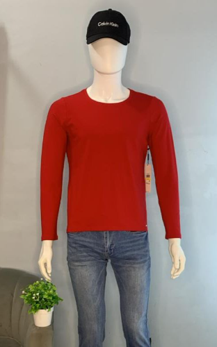 PLAYERA ROJA MANGA LARGA