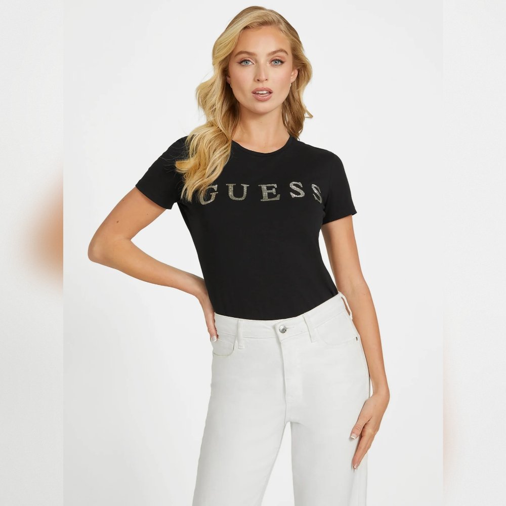 Pepper Metallic Logo Tee