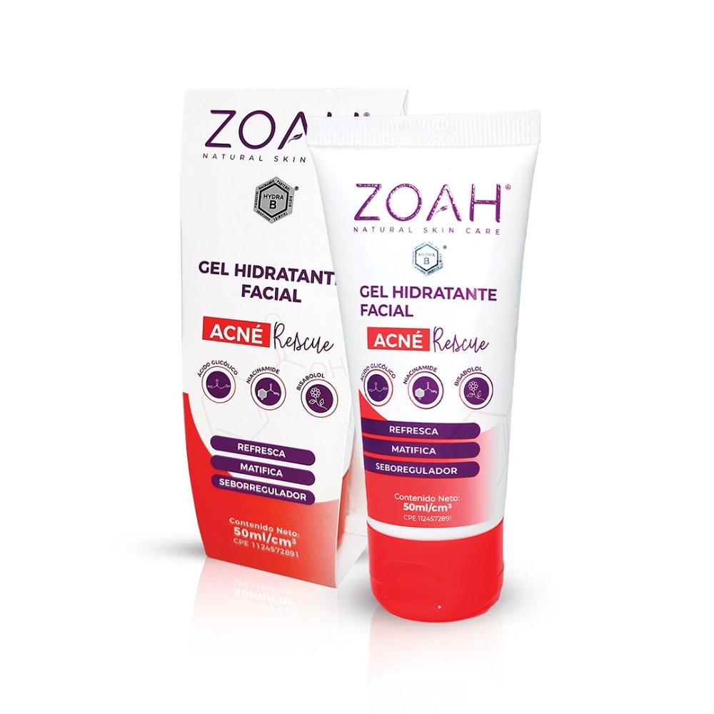 Gel Hidratante FACIAL ACNUE RESCUE ZOAH 50ml