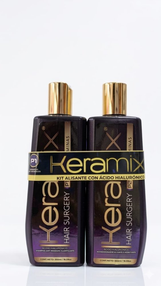 Alisado de acido hialuronico keramix 550ml