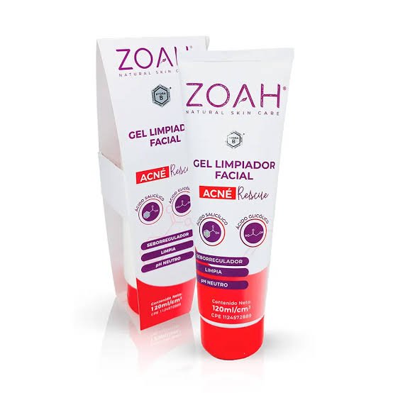 Gel Limpiador Facial Acné Rescue 120ml