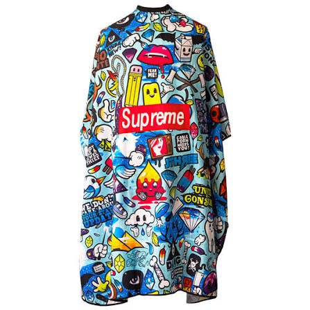 Capas de barberia estampadas de lujo