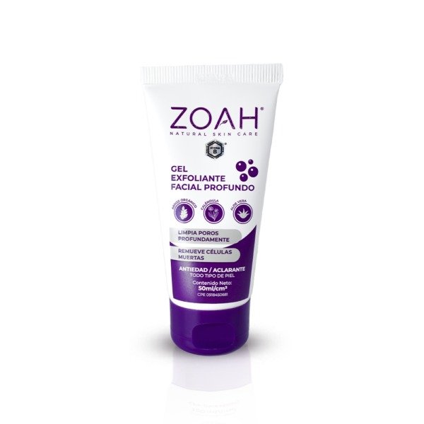Gel EXFOLIANTE FACIAL PROFUNDO ZOAH 50ML