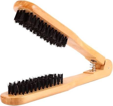 Cepillo de planchar cabello de Madera
