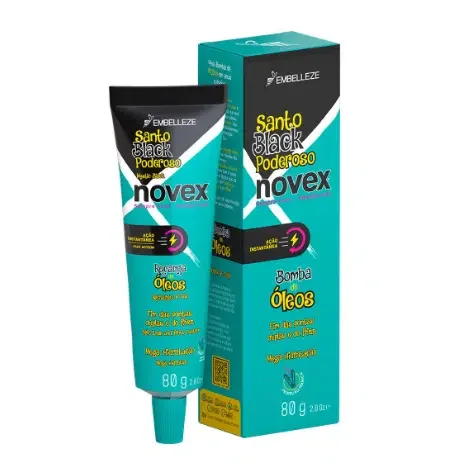 Bomba de óleos SANTO BLACK PODEROSO NOVEX