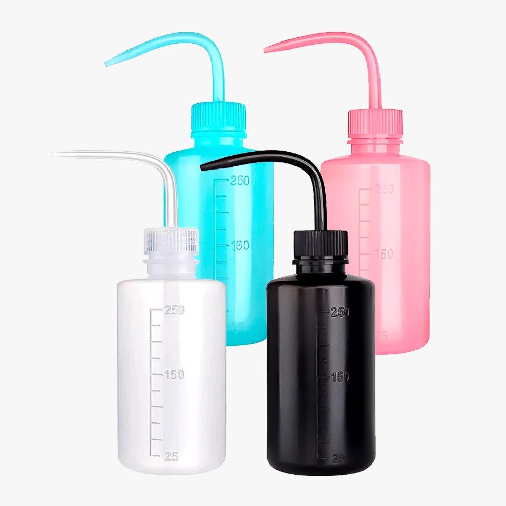 Pipeta pestañas pico curva 150ml