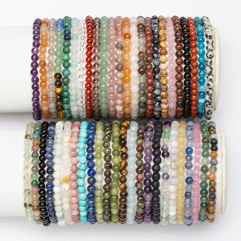 Pulsera Elastica Piedras 4mm